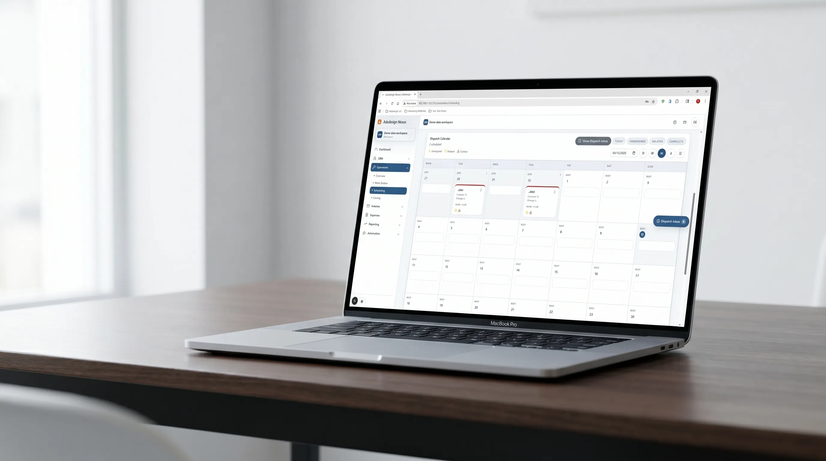 AdoDesign Apps connected operations interface preview
