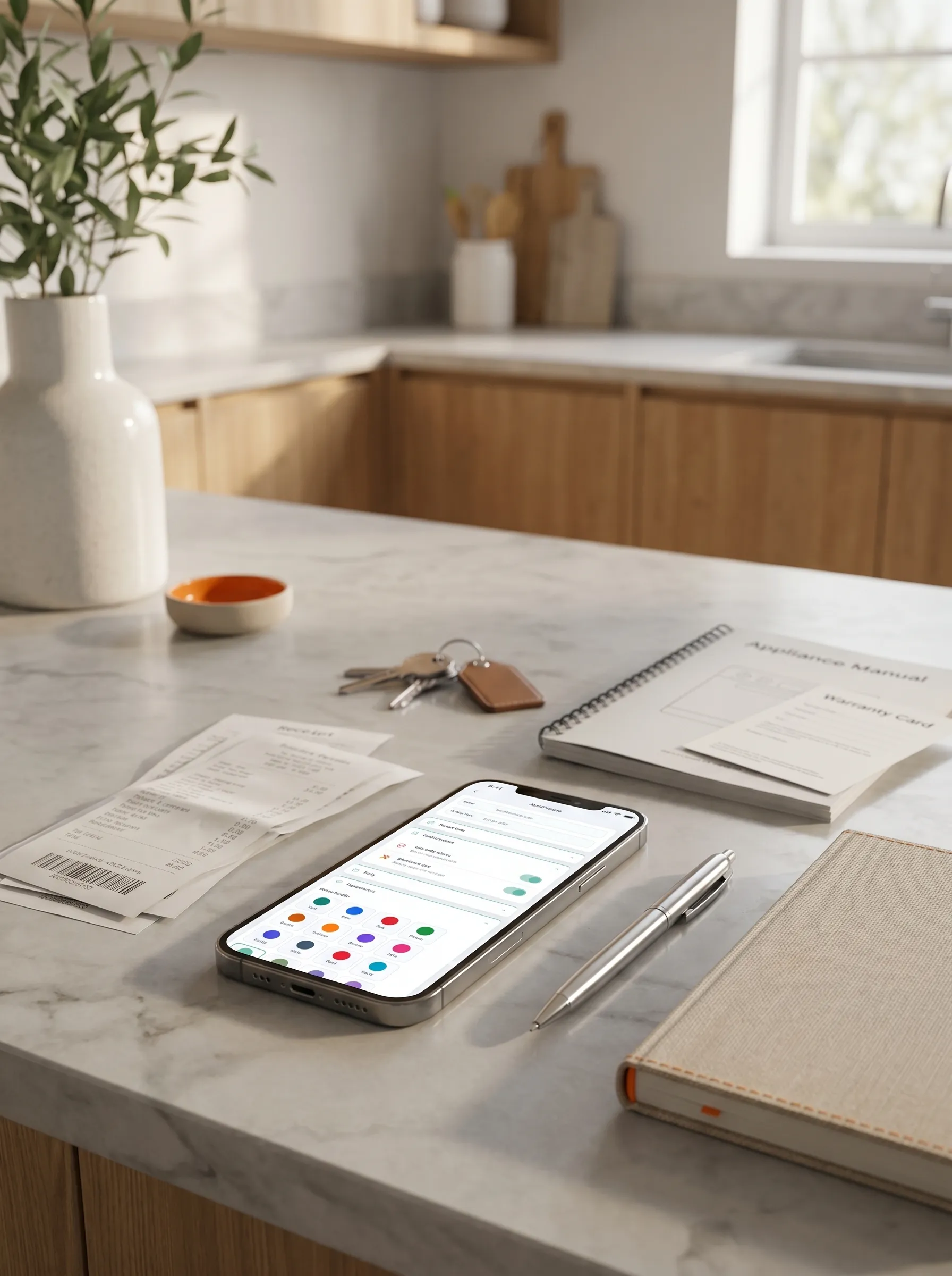 Ownly household records interface â€” settings